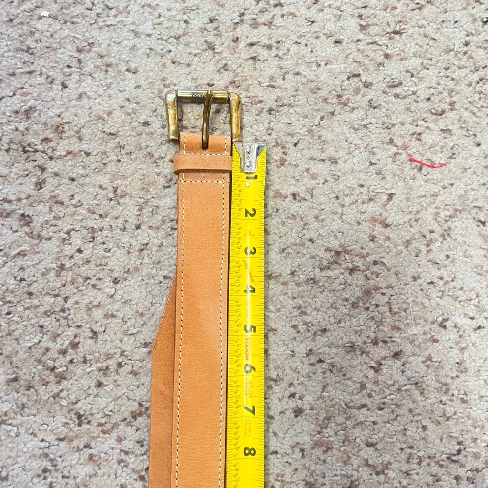 Guess tan leather wide‎ waist snatcher Belt Y2K boho women small retro western